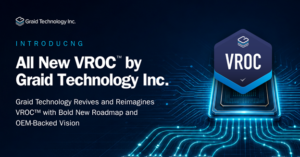 Graid Technology lanza VROC™ by Graid Technology con el respaldo de fabricantes OEM de primer nivel