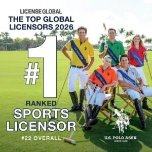 U.S. Polo Assn. alcanza el primer puesto entre las marcas deportivas y sube al 22 global en License Global